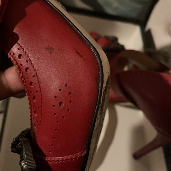 Authentic Red Gucci Dionysus pumps slightly worn - Picture 10 of 16